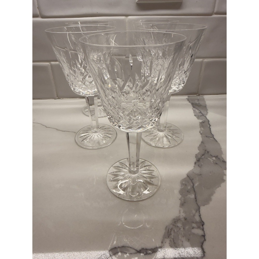 Waterford Lismore 7" Wine Glasses Set of‎ 5 - Picture 2 of 6
